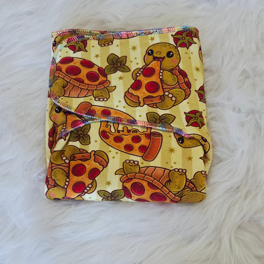 "Pizza Turtle" *seconds* 3 Layer Reversible Preflat