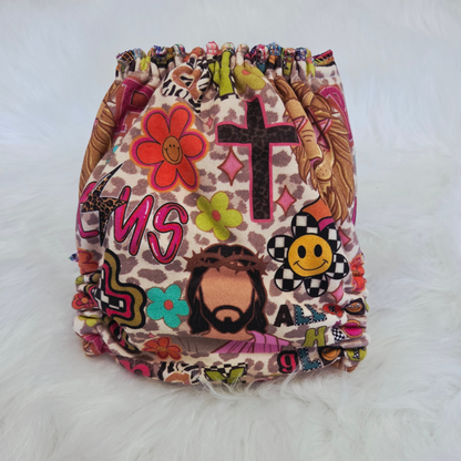 "Faith" Reversible Petite OS Fitted
