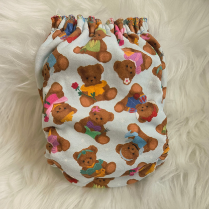 "Princess Bears" Reversible Petite OS Fitted