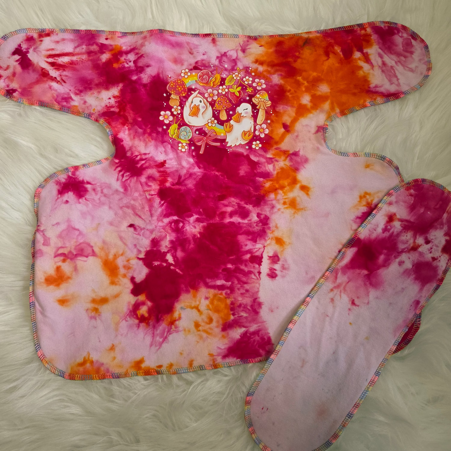 "Berry Quacks" Dye 2 Layer Preflat