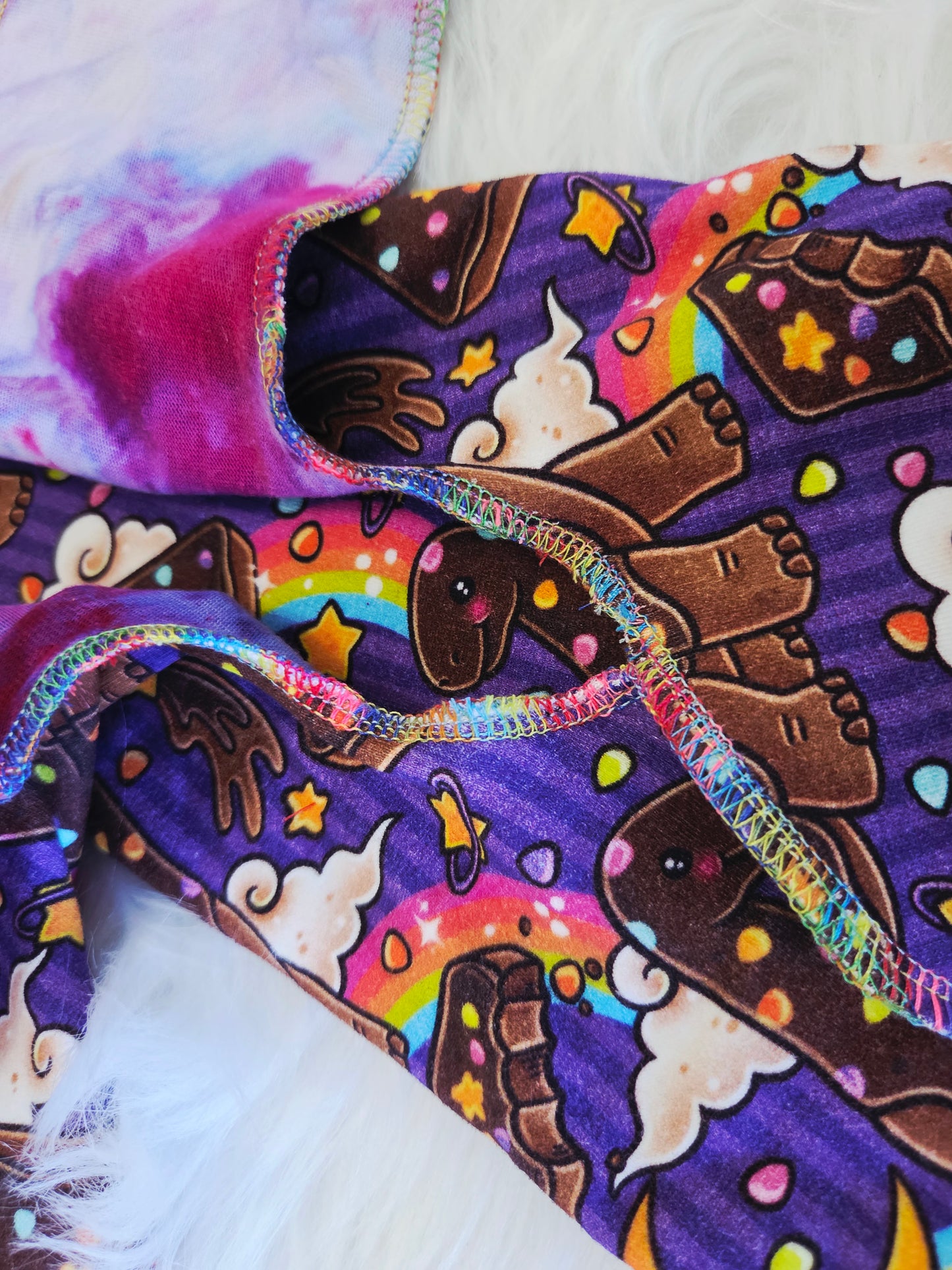 "Cosmic Dinos" *seconds* 3 Layer Reversible Preflat
